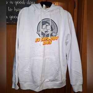 An Independant Logic Bobby Boy "Everybody Dies" hoodie in a size medium